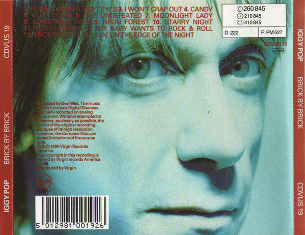 Iggy Pop : Brick By Brick (CD, Album)