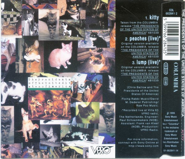 The Presidents Of The United States Of America : Kitty (CD, Maxi)