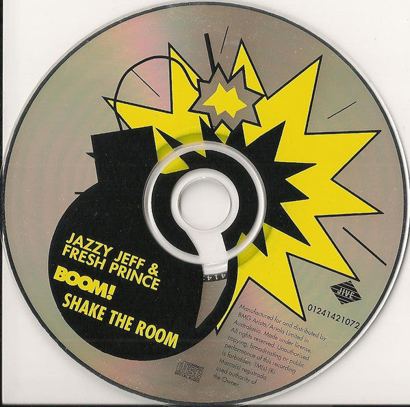 DJ Jazzy Jeff & The Fresh Prince : Boom! Shake The Room (CD, Single)