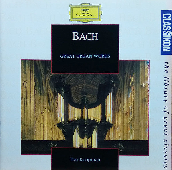 Bach*, Ton Koopman : Bach Great Organ Works (CD, Comp, PMD)