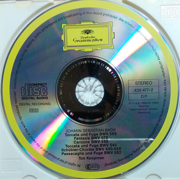 Bach*, Ton Koopman : Bach Great Organ Works (CD, Comp, PMD)