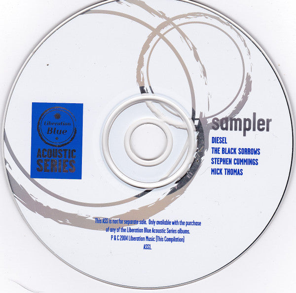 Various : Liberation Blue Acoustic Series Sampler (CD, Comp, Promo)