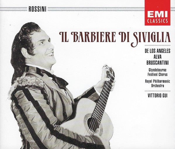 Rossini* / Vittorio Gui / Royal Philharmonic Orchestra / Glyndebourne Festival Chorus / Victoria De Los Angeles / Luigi Alva / Sesto Bruscantini : Il Barbiere Di Siviglia (2xCD, Album, RE, RM + Box, Album, RE, RM)