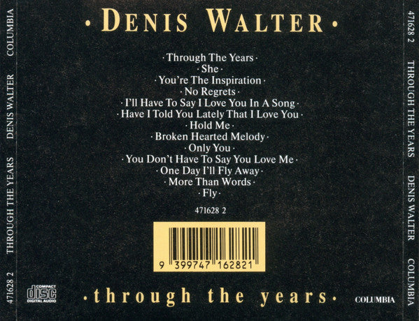Denis Walter : Through The Years (CD, Comp)
