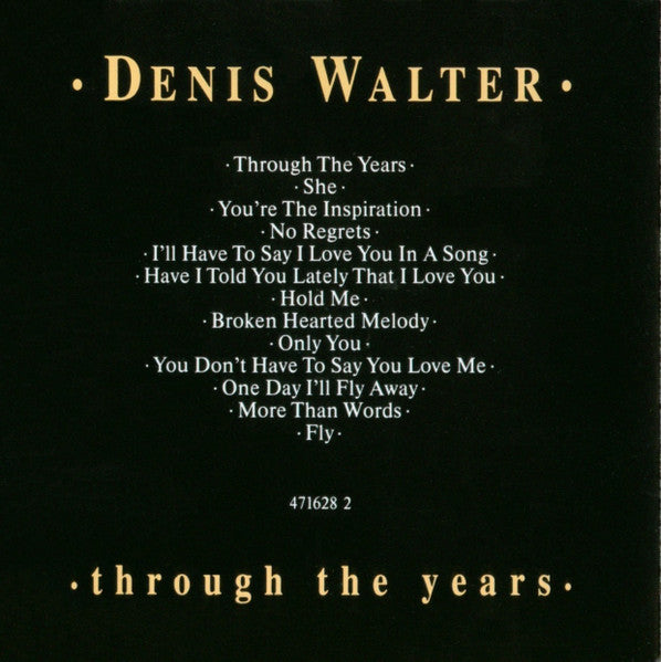 Denis Walter : Through The Years (CD, Comp)