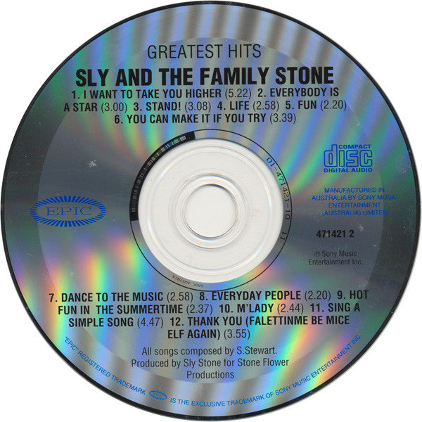 Sly & The Family Stone : Greatest Hits (CD, Comp, RE)