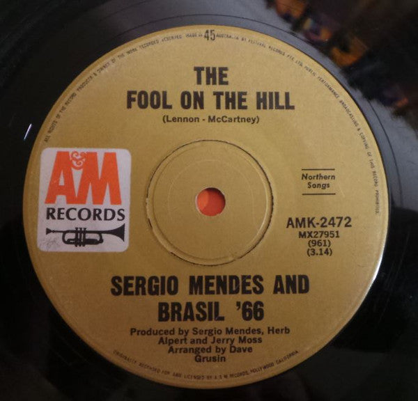 Sérgio Mendes & Brasil '66 : The Fool On The Hill (7", Single)