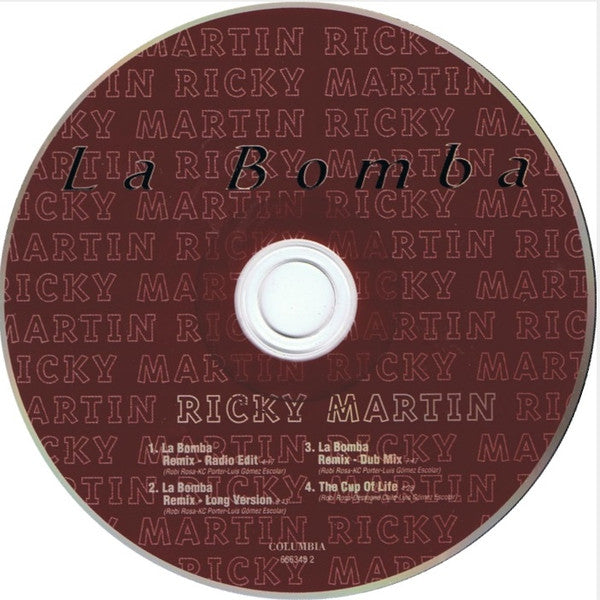 Ricky Martin : La Bomba (CD, Single)