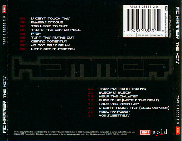 MC Hammer : The Hits (CD, Comp, RE)
