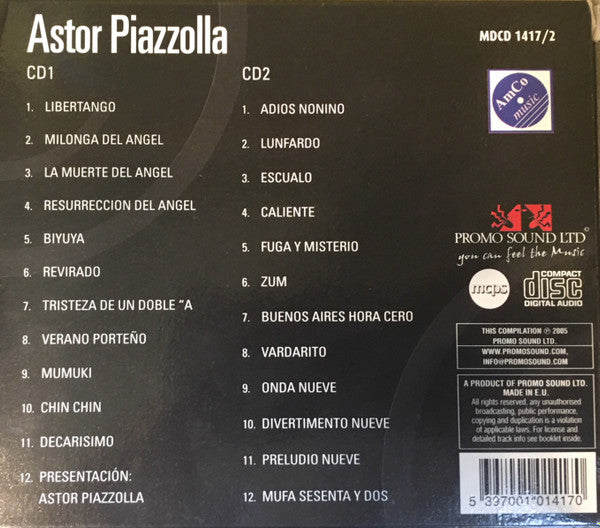 Astor Piazzolla : Original Artist, Original Songs (2xCD, Comp)