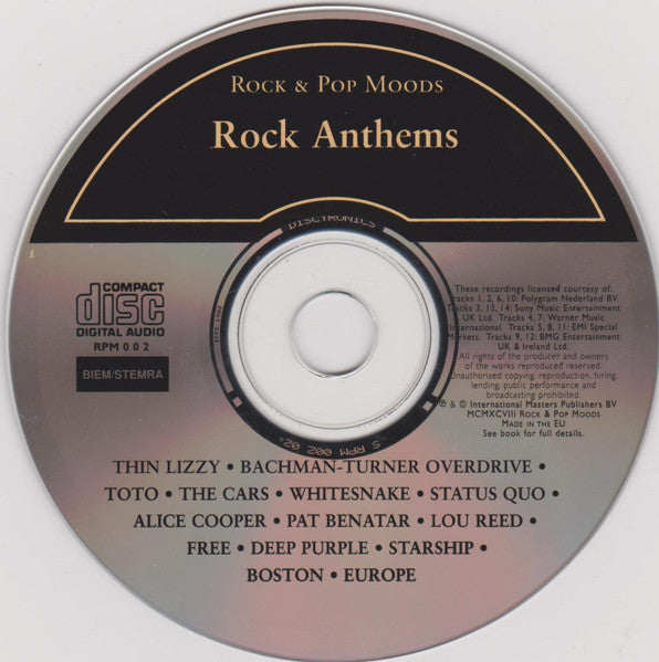Various : Rock Legends (CD, Comp, Club, Boo)