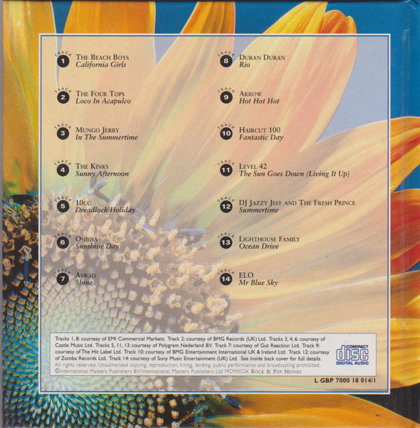 Various : Rock & Pop Moods: Summer Sounds (CD, Comp, Club, Boo)