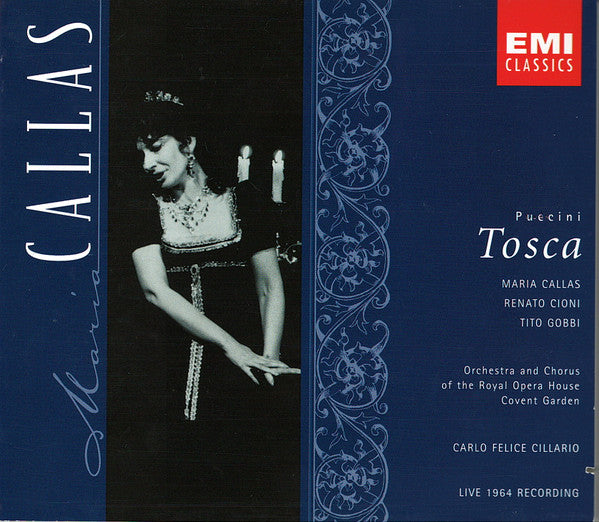 Giacomo Puccini / Maria Callas, Renato Cioni, Tito Gobbi, Carlo Felice Cillario, Orchestra Of The Royal Opera House, Covent Garden and Chorus Of The Royal Opera House, Covent Garden : Tosca (Live 1964 Recording) (2xCD + Box)