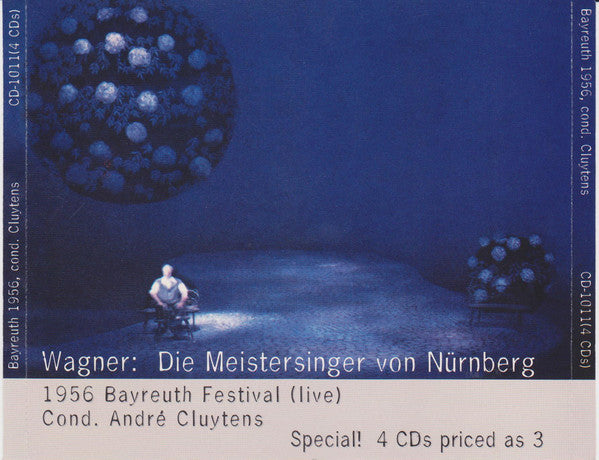 Richard Wagner Cond. André Cluytens : Die Meistersinger Von Nürnberg - 1956 Bayreuth Festival (Live) (4xCD, Album, Mono, RM + Box)