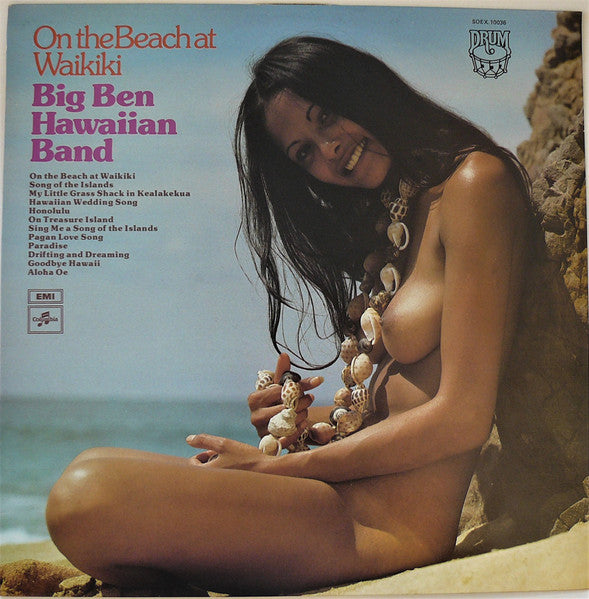 Big Ben Hawaiian Band : On The Beach At Waikiki (LP, Album, Club, RE, Ora)