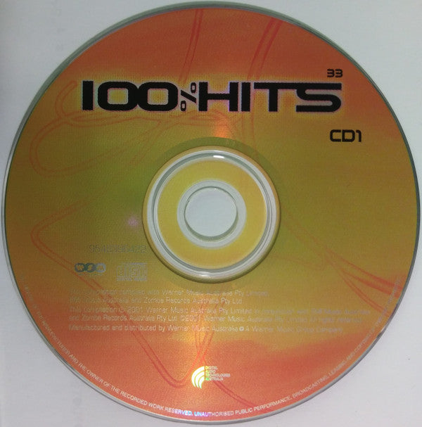 Various : 100% Hits 33 (CD, Comp + CD, Comp, Enh)