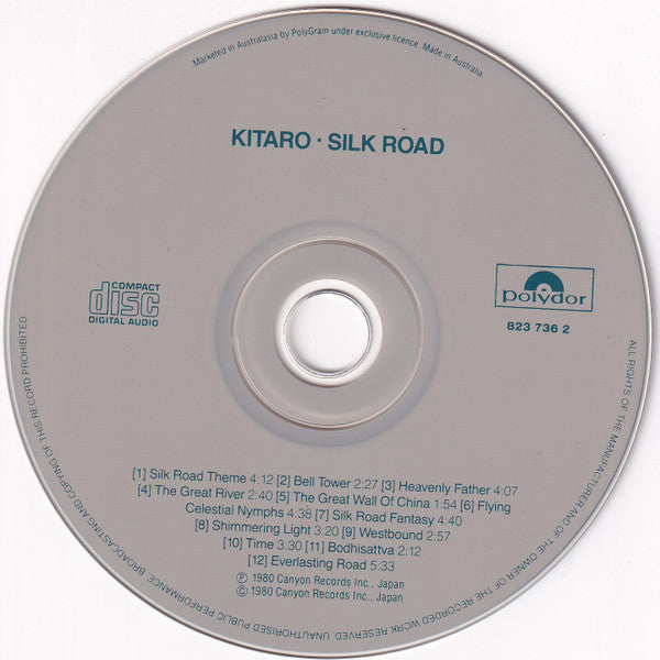 Kitaro : Silk Road (CD, Album, RE)
