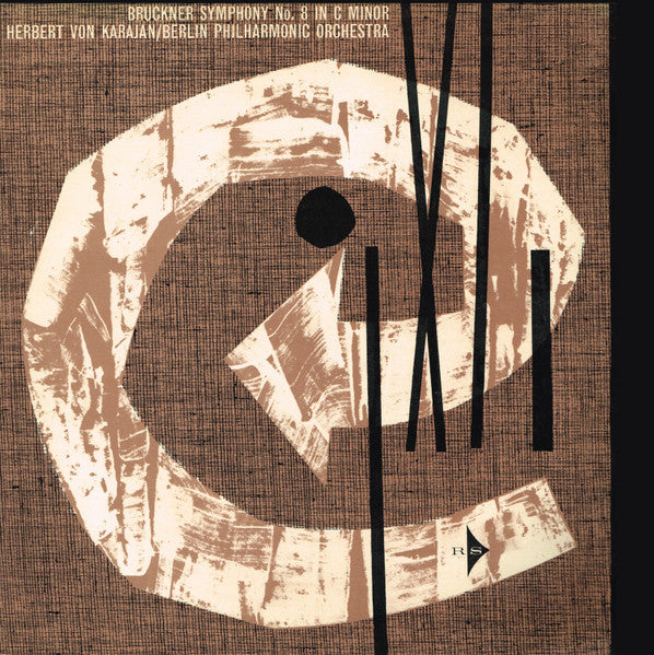 Bruckner* / Herbert Von Karajan, Berlin Philharmonic Orchestra* : Symphony No. 8 In C Minor (2xLP, Album, Mono, Club, Gat)