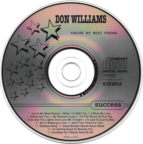 Don Williams (2) : You're My Best Friend (CD, Comp)