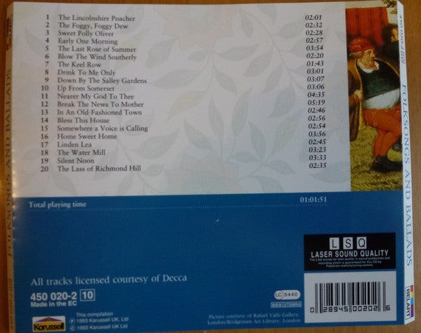 Various : Folksongs & Ballads (CD, Comp)