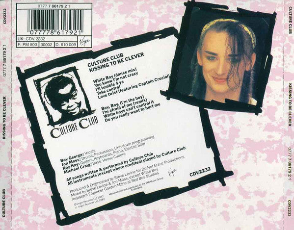 Culture Club : Kissing To Be Clever (CD, Album, RE)