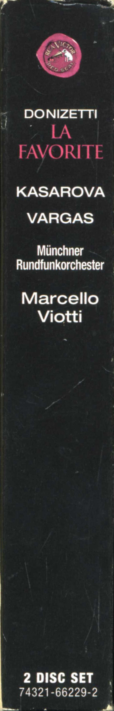 Gaetano Donizetti - Vesselina Kasarova, Ramón Vargas, Münchner Rundfunkorchester, Marcello Viotti : La Favorite (2xCD, Album + Box)