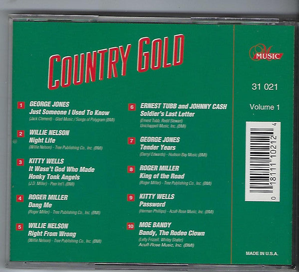 Various : Country Gold - Volume 1 (CD, Album, Comp)
