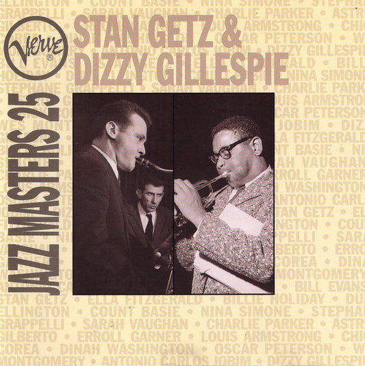 Stan Getz & Dizzy Gillespie : Verve Jazz Masters 25  (CD, Comp)