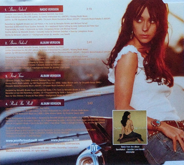 Jennifer Love Hewitt : BareNaked (CD, Single, Ltd)