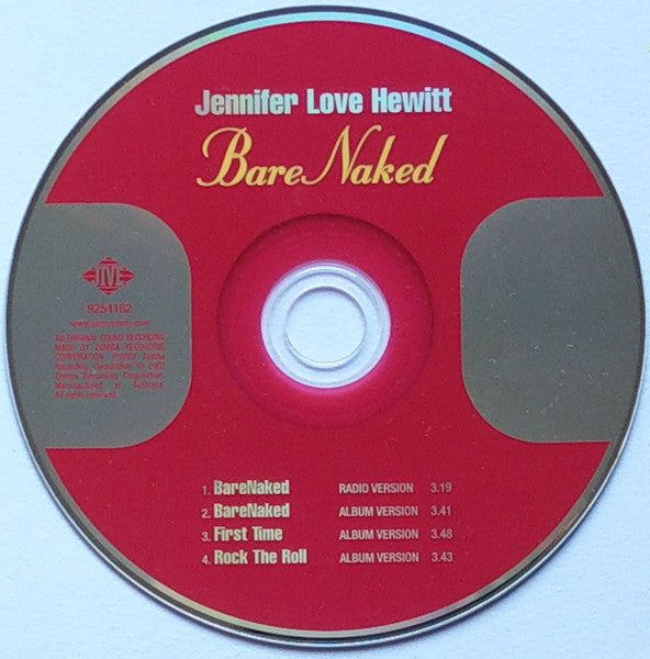 Jennifer Love Hewitt : BareNaked (CD, Single, Ltd)