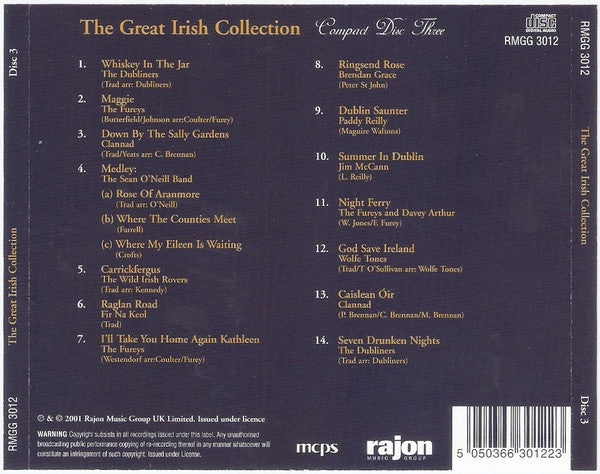Various : The Great Irish Collection (3xCD, Comp)