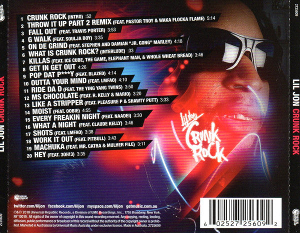 Lil' Jon : Crunk Rock (CD, Album)
