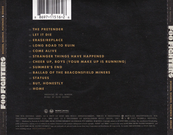 Foo Fighters : Echoes, Silence, Patience & Grace (CD, Album)