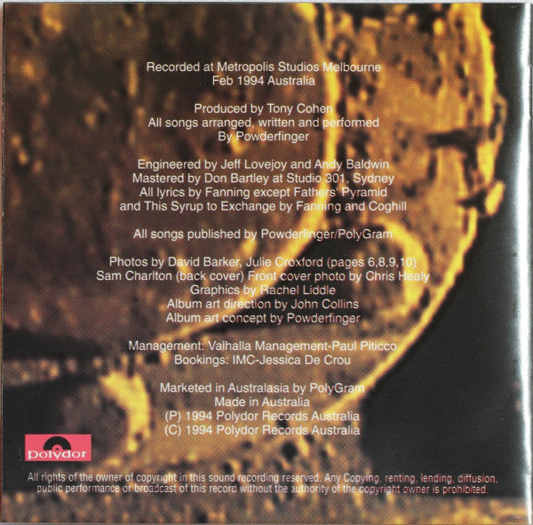 Powderfinger : Parables For Wooden Ears (CD, Album, RE, PMI)