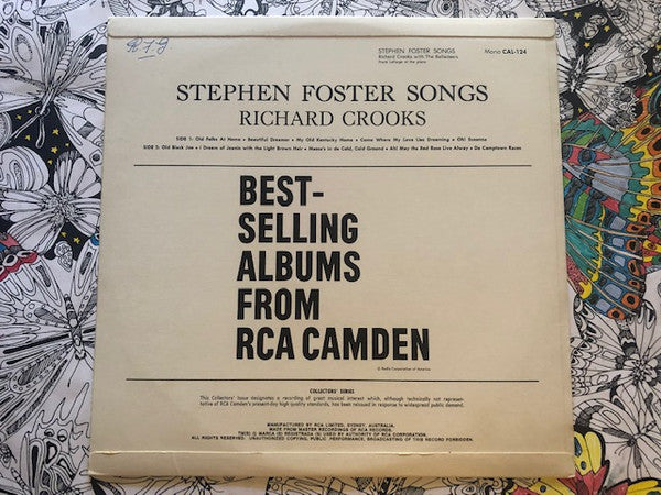 Richard Crooks (2), The Balladeers : The Songs Of Stephen Foster (LP, Album, RE)