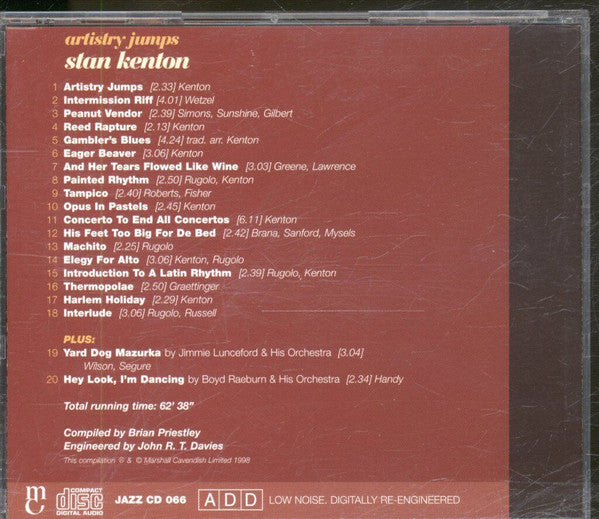 Stan Kenton : Artistry Jumps (CD, Comp, RM)