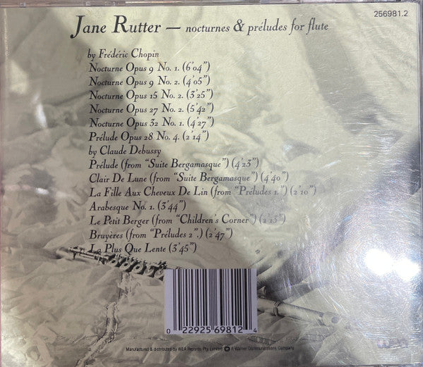 Jane Rutter : Nocturnes & Préludes For Flute (CD, Album)