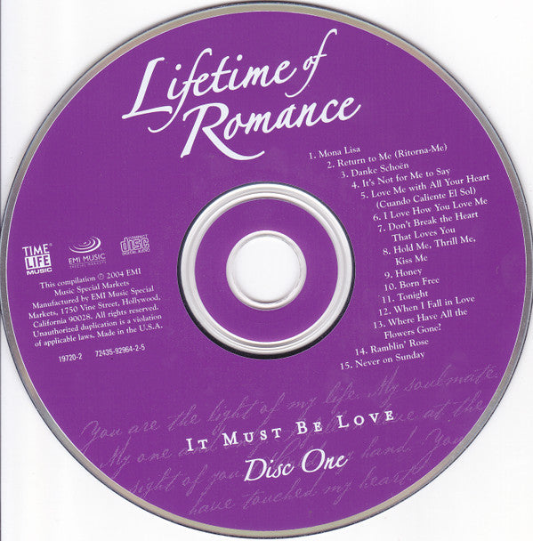 Various : Lifetime Of Romance - It Must Be Love (2xCD, Comp)
