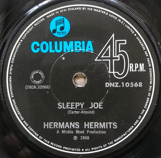 Herman's Hermits : Sleepy Joe (7", Single)