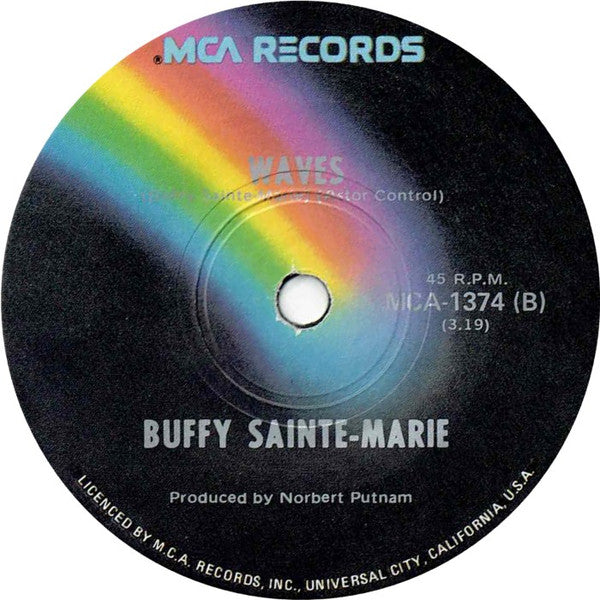 Buffy Sainte-Marie : Can't Believe The Feeling When You're Gone (7", Single)