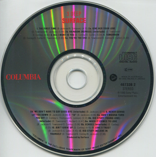 Surface : 3 Deep (CD, RE)