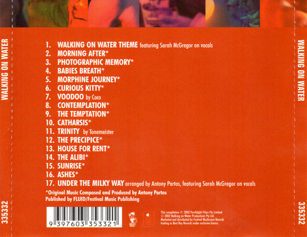Antony Partos : Walking On Water (CD, Album)
