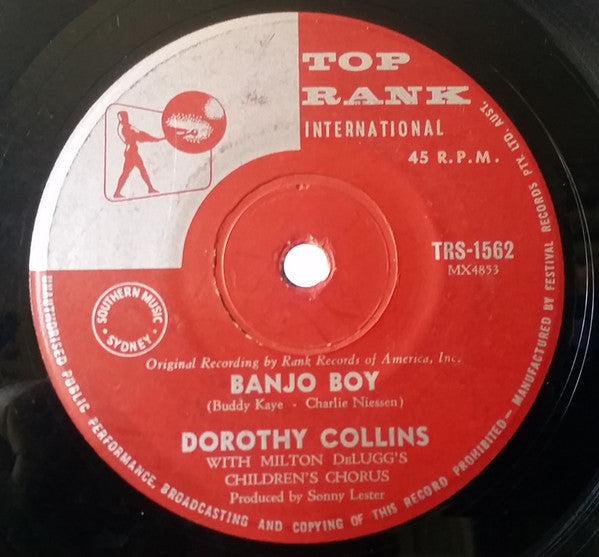 Dorothy Collins With Milton DeLugg's Childrens Chorus : Banjo Boy / The Happy Heart Of Paris (7", Single)