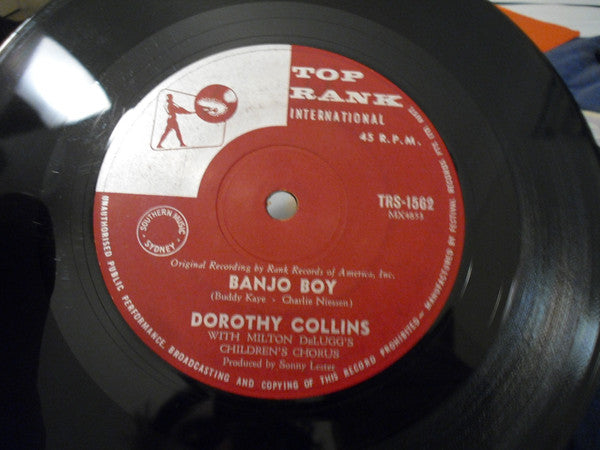 Dorothy Collins With Milton DeLugg's Childrens Chorus : Banjo Boy / The Happy Heart Of Paris (7", Single)
