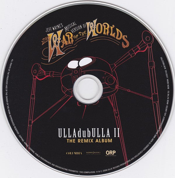 Jeff Wayne : Jeff Wayne's Musical Version Of The War Of The Worlds: ULLAdubULLA II The Remix Album (CD, Album, RE)