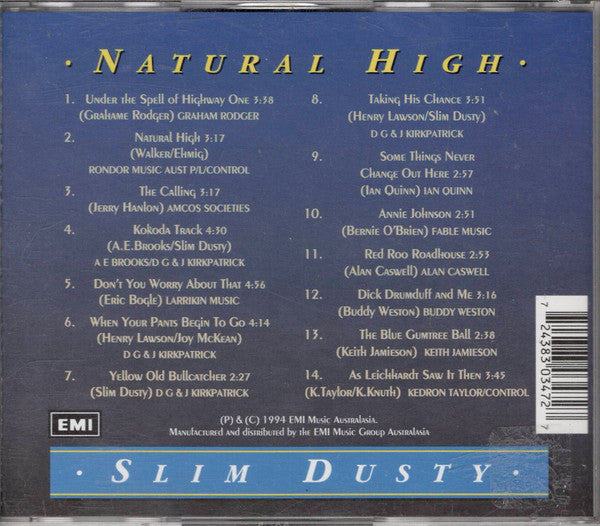 Slim Dusty : Natural High (CD, Album)