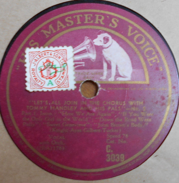 Tommy Handley : Let's All Join In The Chorus With Tommy Handley And His Pals - No. 2 (Shellac, 12")