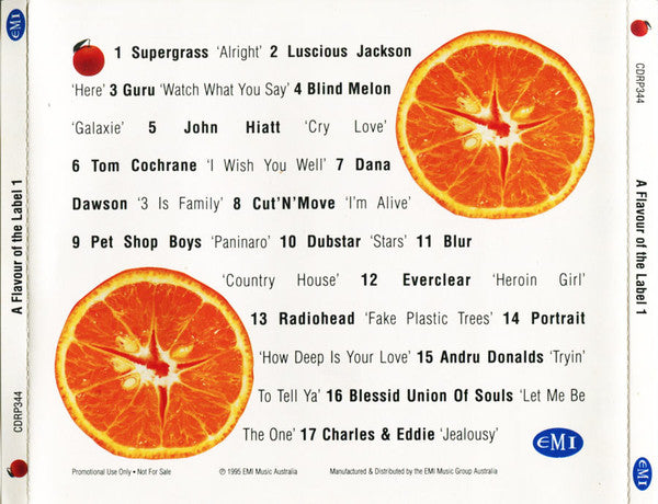 Various : The Flavour Of The Label 1 (CD, Album, Comp, Promo)