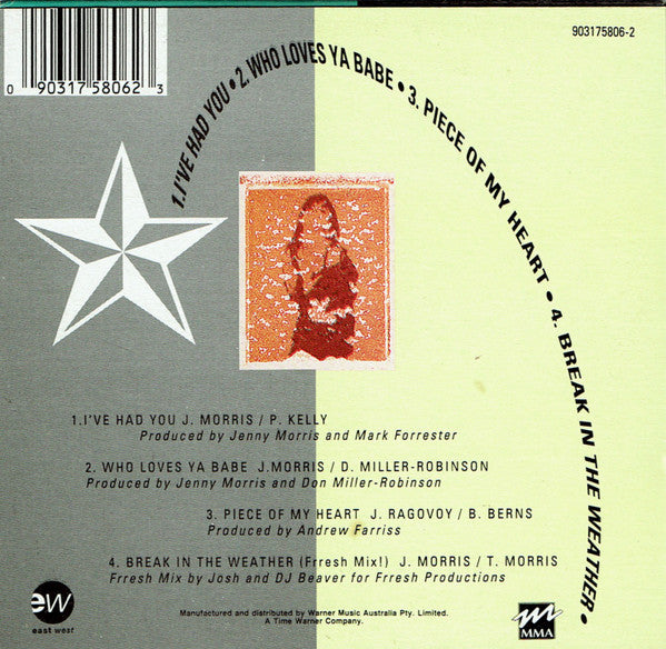 Jenny Morris : I've Had You (CD, Single, Car)
