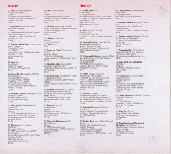 Various : So Frenchy So Chic  (2xCD, Comp)